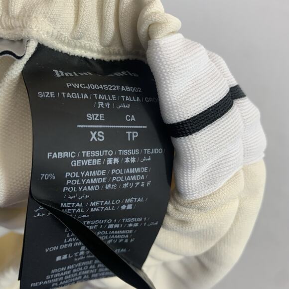 PALM ANGELS White Leopard V Colorblock Jogger Track Pants Adult Size XS - Picture 7 of 12